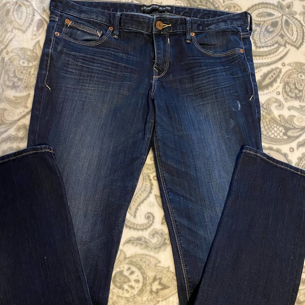Express- 12R ankle skinny Stella low rise jeans